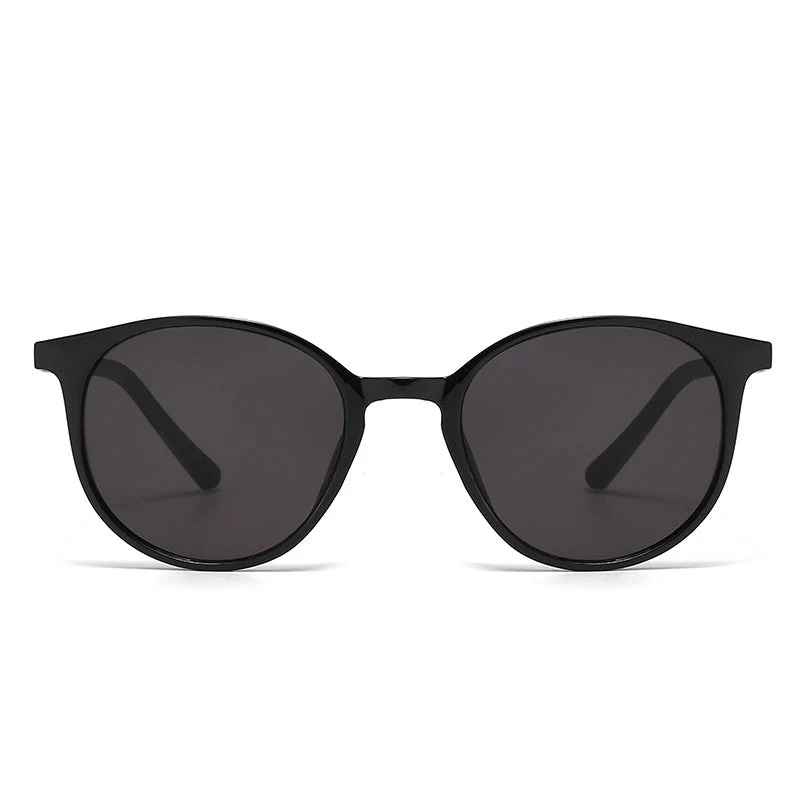 Dame cat-eye solbrille med optisk UV-beskyttelse og moteramme Luvikno