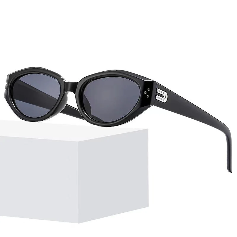 Dame mote retro solbriller i Cat Eye stil Luvikno