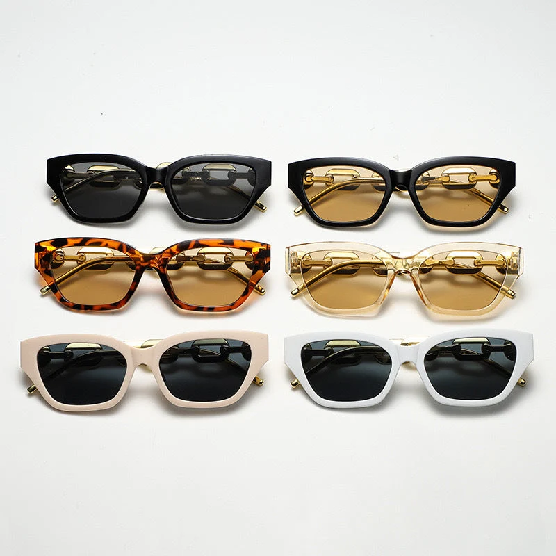 Dame solbrille med unikt kjededesign Luvikno