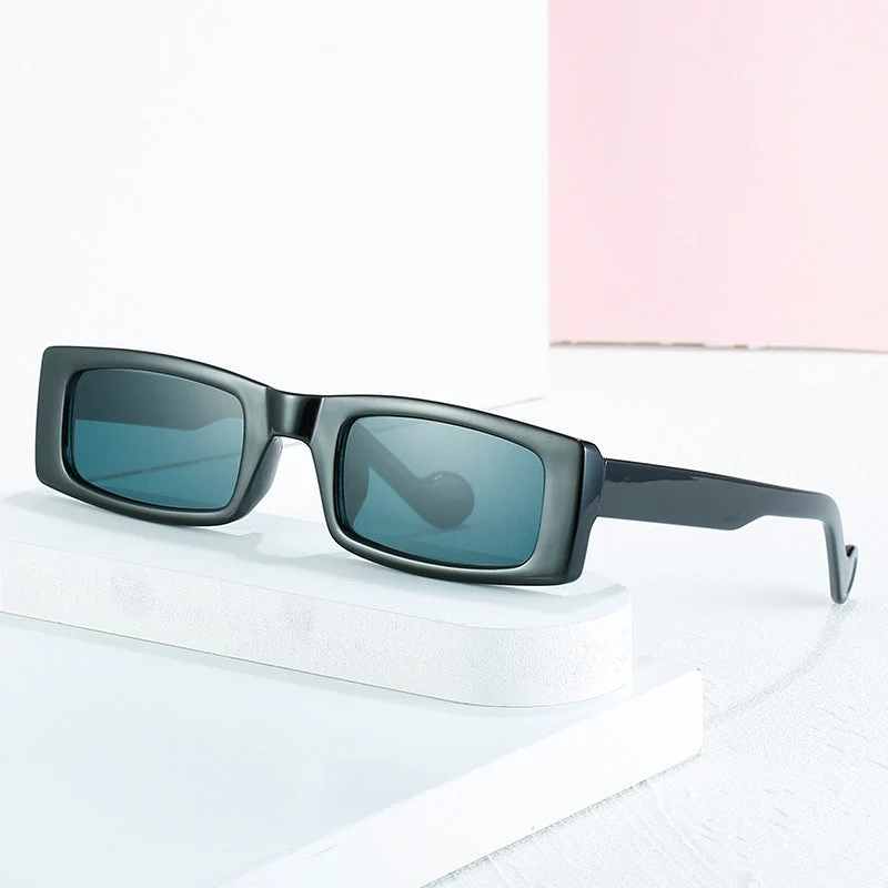 Dame trendy firkantet solbrille Luvikno