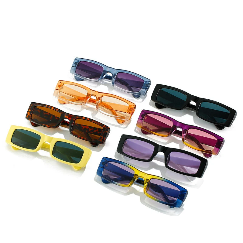 Dame trendy firkantet solbrille Luvikno