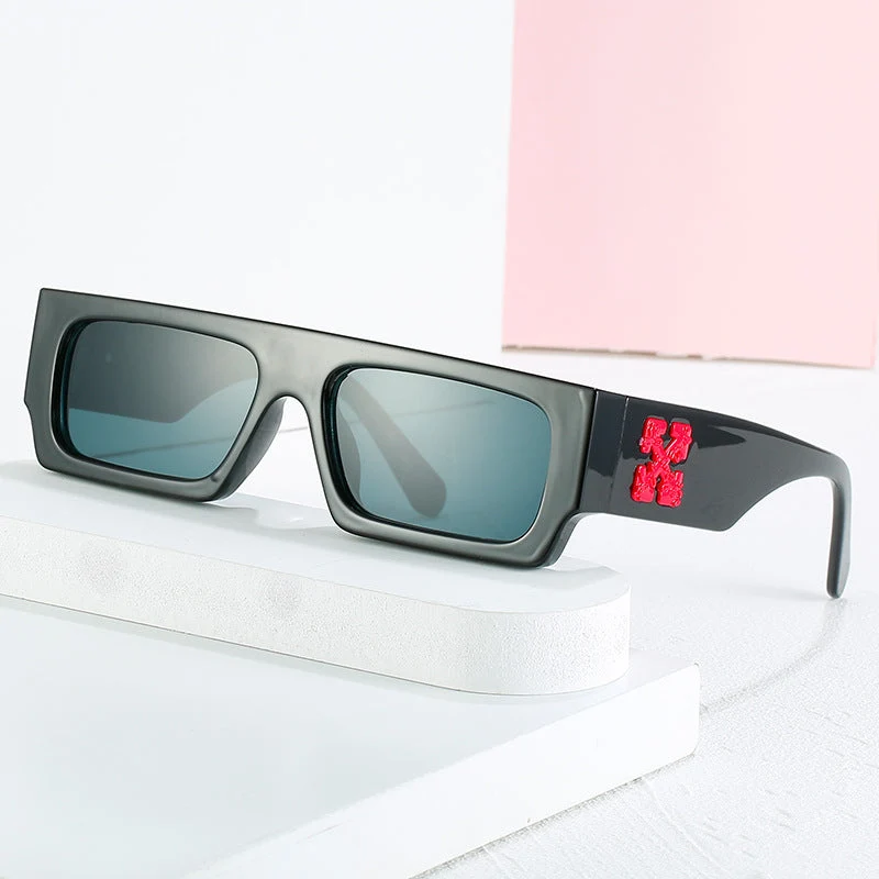 Damer stilige oversized solbriller med unikt design Luvikno