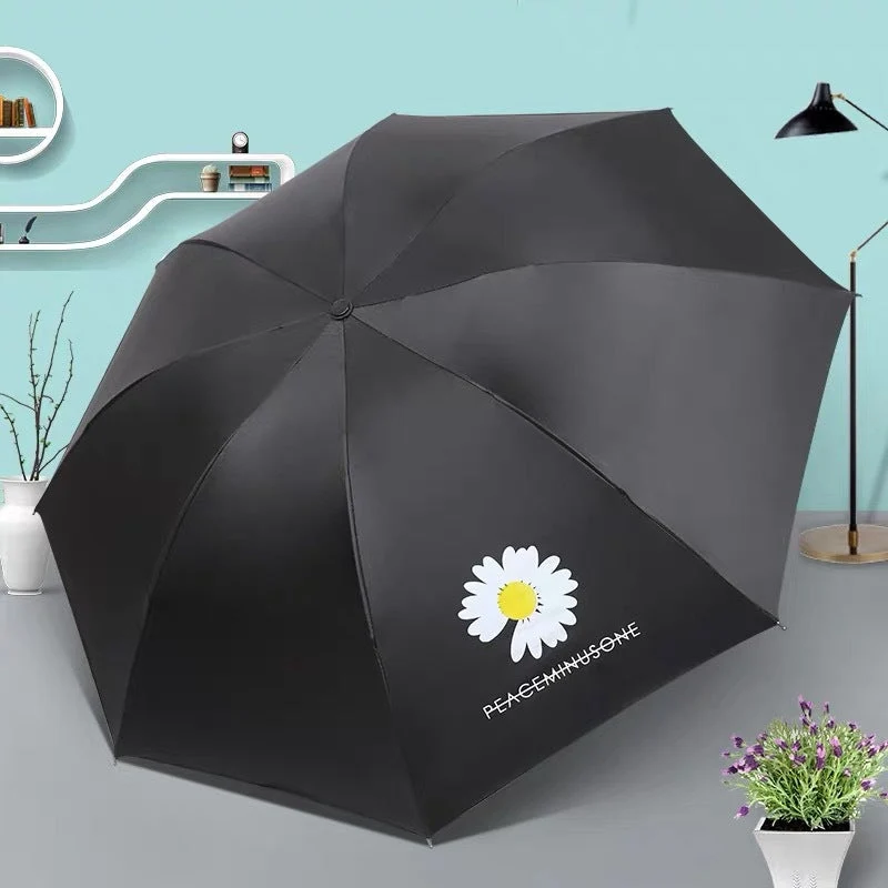 Dame UV-beskyttelsesparaply med klassisk design og automatisk åpningsmekanisme Luvikno