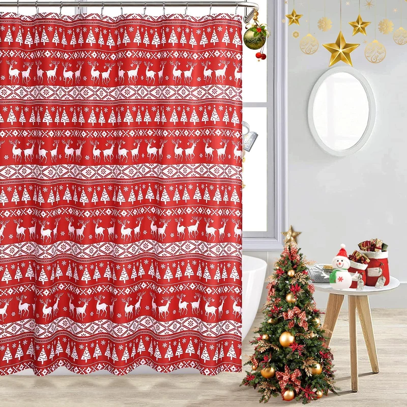 Garvee Tenda Doccia Oxford-Polyester Impermeabile Boho Natale 183x183 cm Resistente