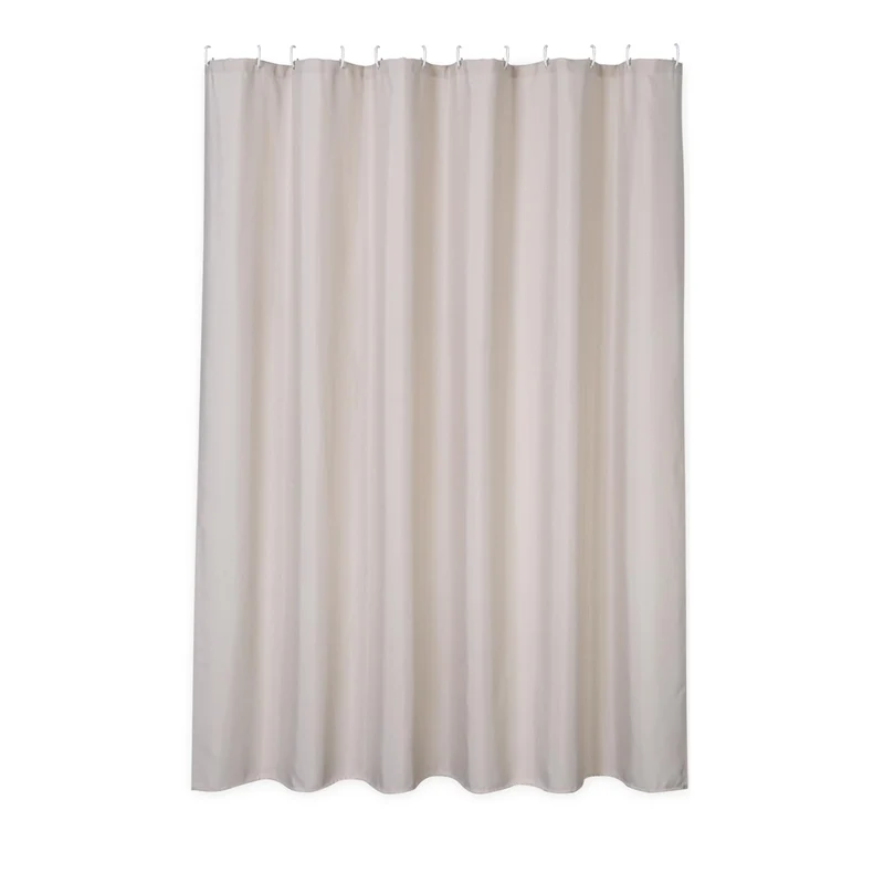 Garvee Tenda Doccia Extra Lunga 183x244 cm Tessuto Pesante Effetto Lino 240GSM Impermeabile Warm Rice USA