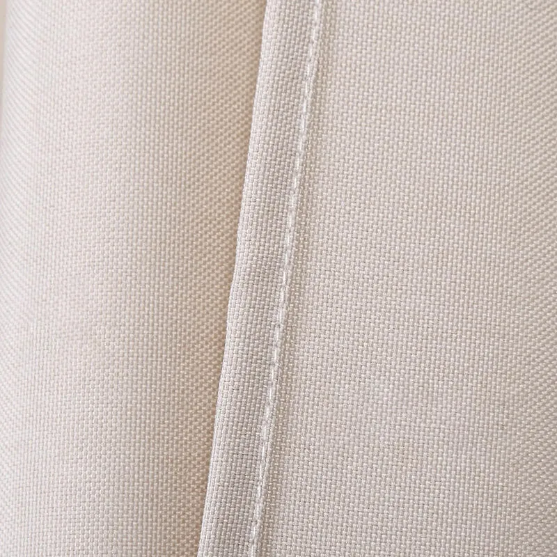 Garvee Tenda Doccia Extra Lunga 183x244 cm Tessuto Pesante Effetto Lino 240GSM Impermeabile Warm Rice USA