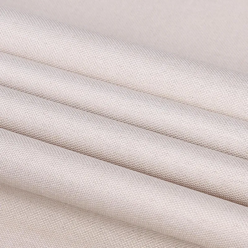 Garvee Tenda Doccia Extra Lunga 183x244 cm Tessuto Pesante Effetto Lino 240GSM Impermeabile Warm Rice USA