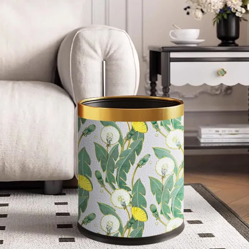 Rural Dandelion Langlebiger Mülleimer mit großem Fassungsvermögen