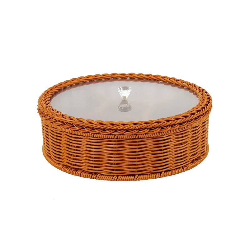 Damene Elegant Fruktskål med Klart Glasslok Luvikno