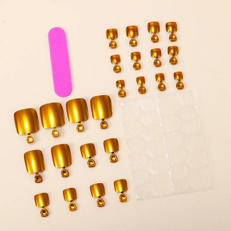 Reflective Metallic Nail Art Extensions Stornfield