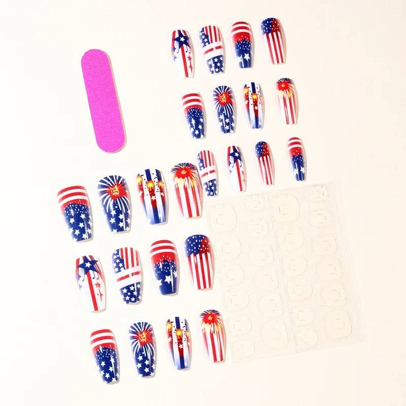 Patriotic Themed Nail Art Set Stornfield