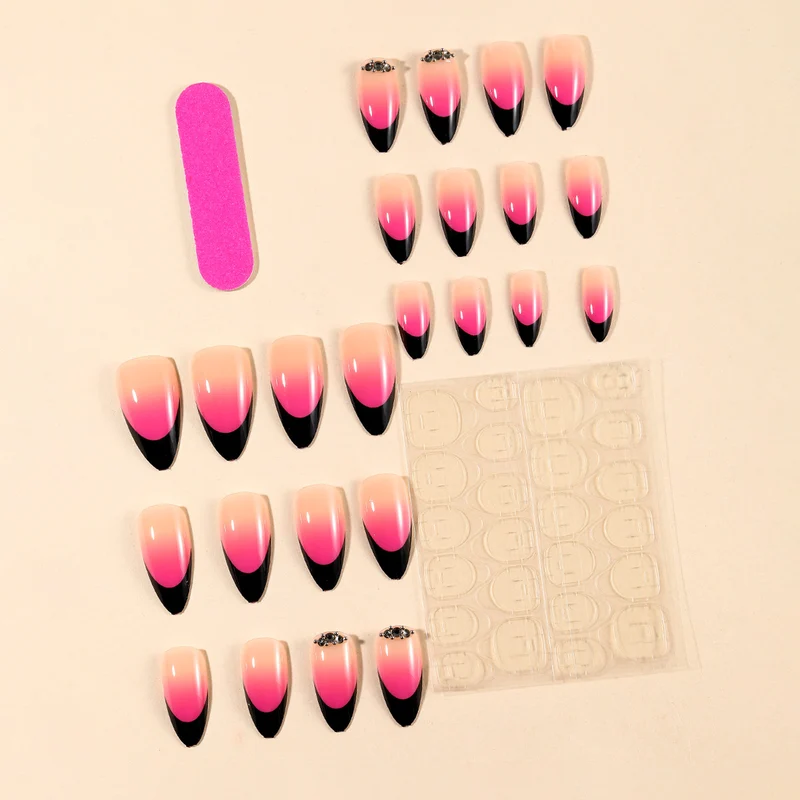 Ornate Ombré Stiletto Nail Art Stornfield