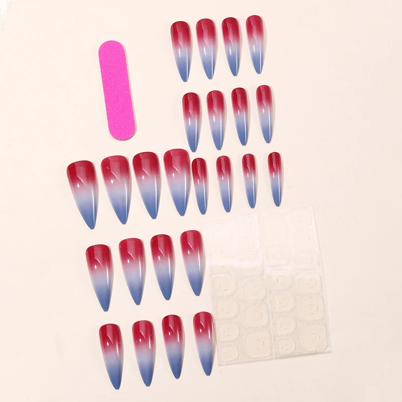 Ombré Stiletto Nail Art Extensions Stornfield