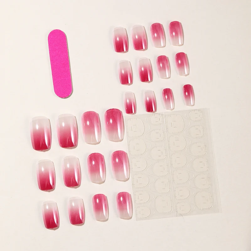 Ombre Glossy Press-On Nail Set Stornfield