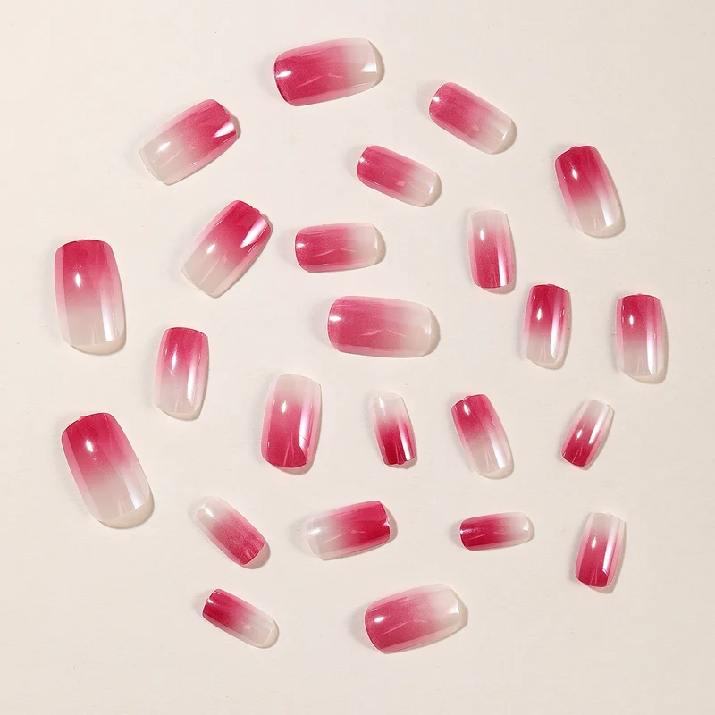 Ombre Glossy Press-On Nail Set Stornfield