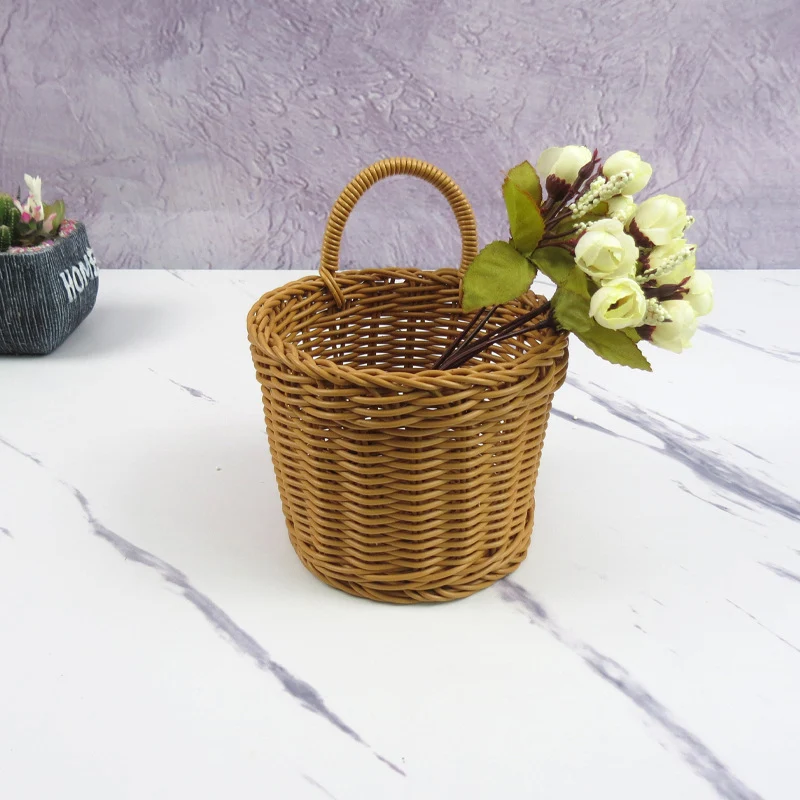 Woven Storage Basket with Handle Stornfield