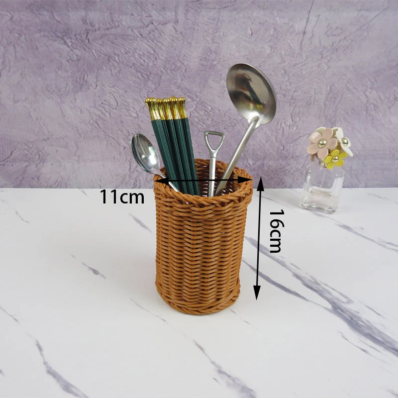 Woven Storage Basket with Handle Stornfield