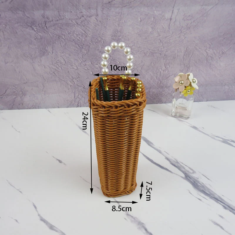 Woven Storage Basket with Handle Stornfield
