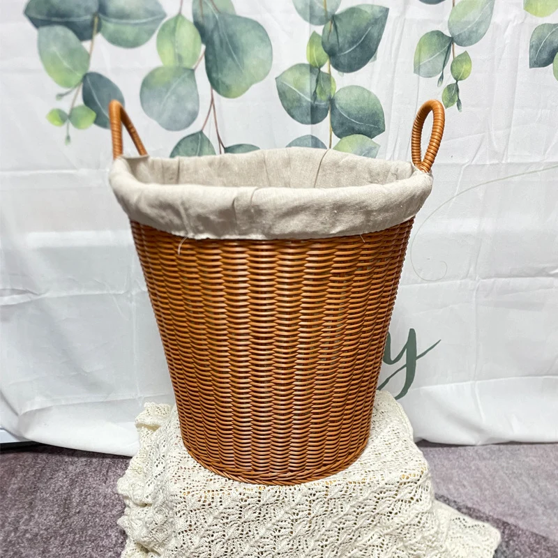 Woven Storage Basket with Cotton Lining Stornfield