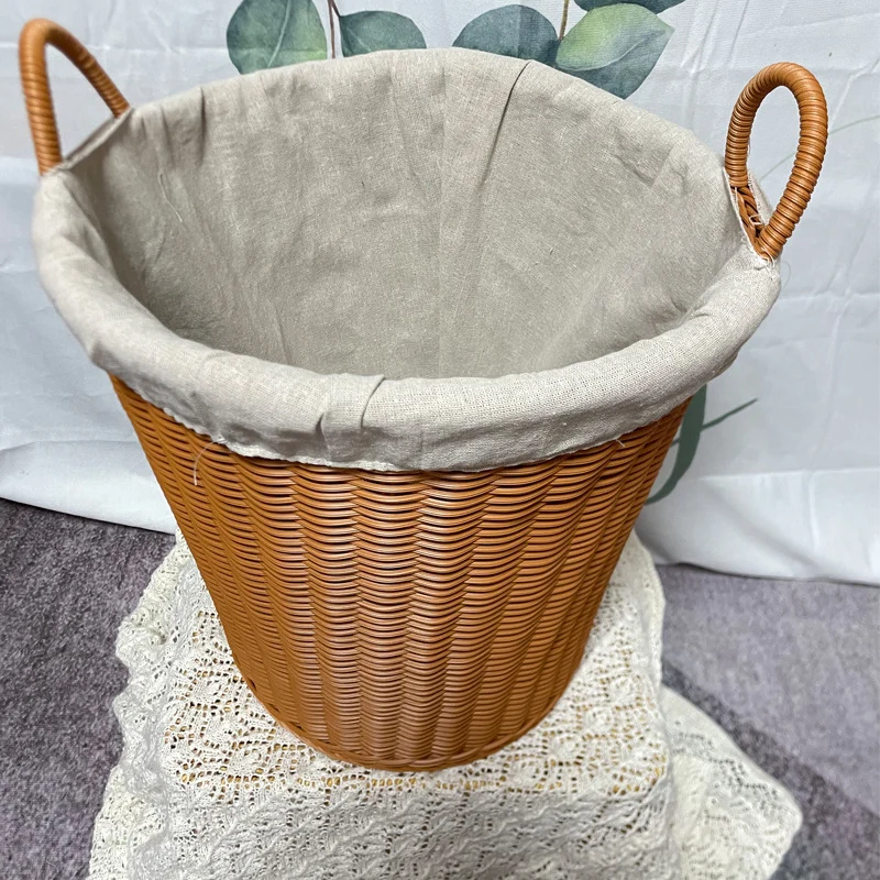 Woven Storage Basket with Cotton Lining Stornfield