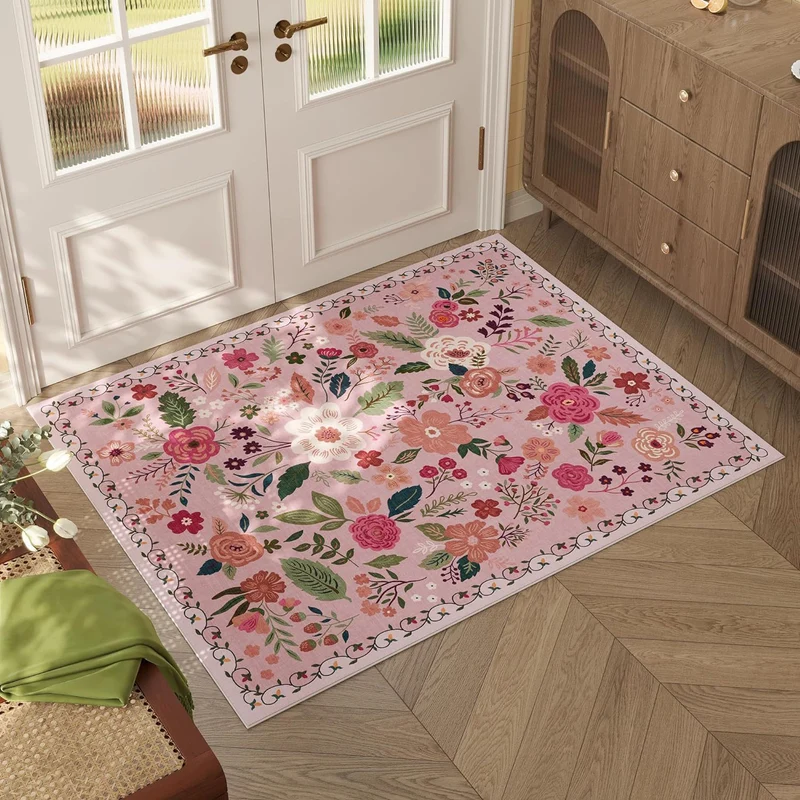 Künstlerischer floraler Design-Teppich