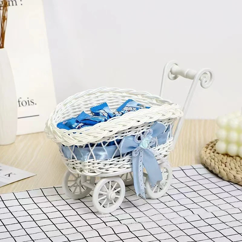 Vintage Woven Doll Stroller Stornfield