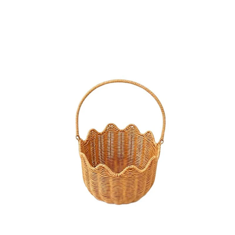 Scalloped Woven Storage Basket Stornfield