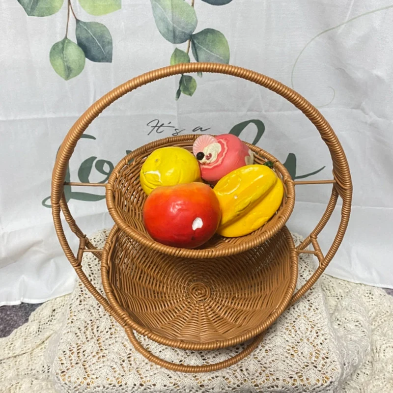 Rustic Woven Fruit & Vegetable Basket Stornfield