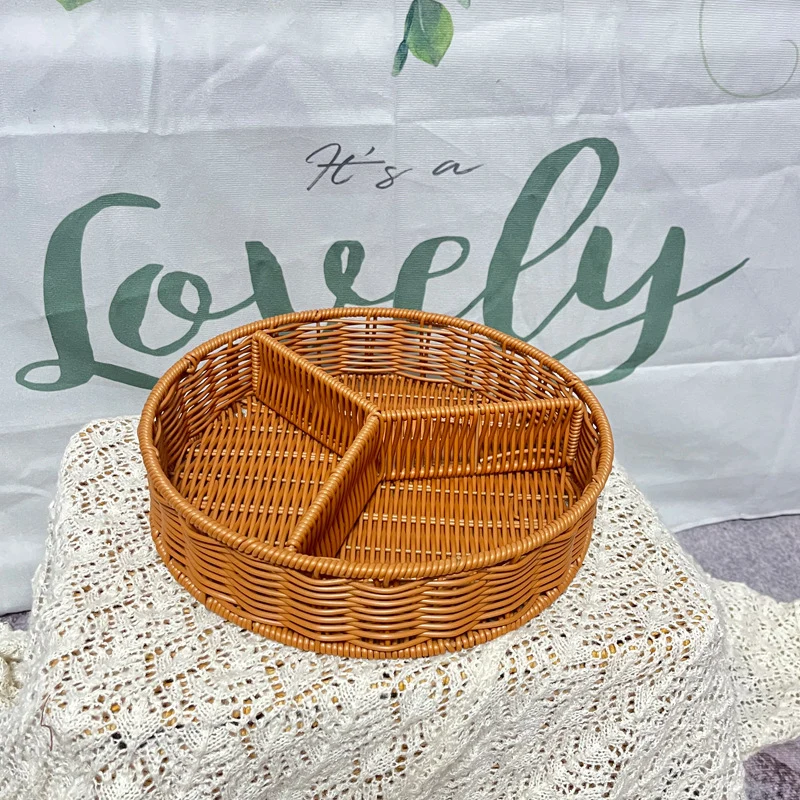 Round Woven Organizer Basket Stornfield