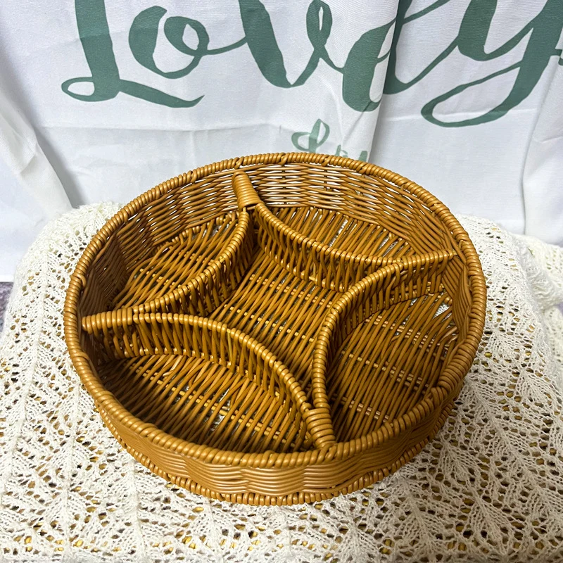 Round Woven Organizer Basket Stornfield