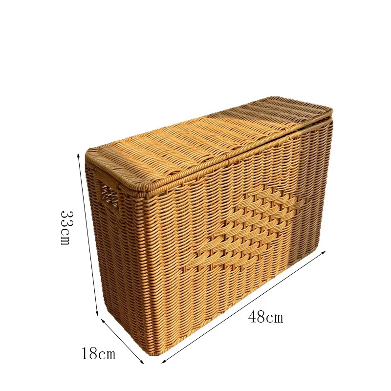 Rectangular Woven Storage Chest Stornfield