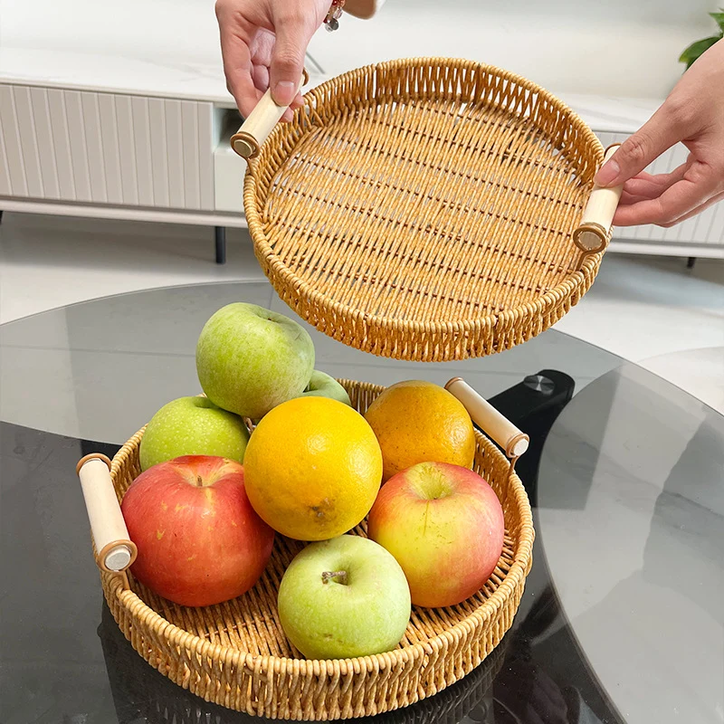 Nested Woven Serving Tray Stornfield
