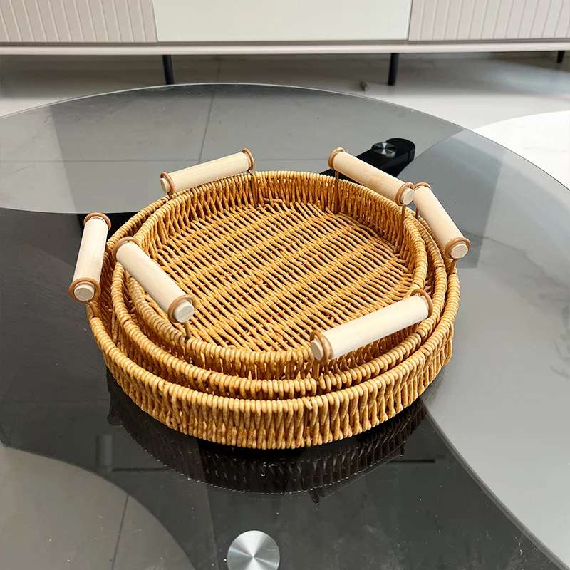 Nested Woven Serving Tray Stornfield