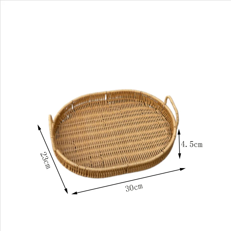 Natural Woven Serving Tray Stornfield