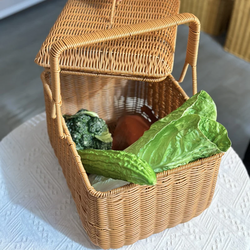 Natural Woven Market Basket Stornfield