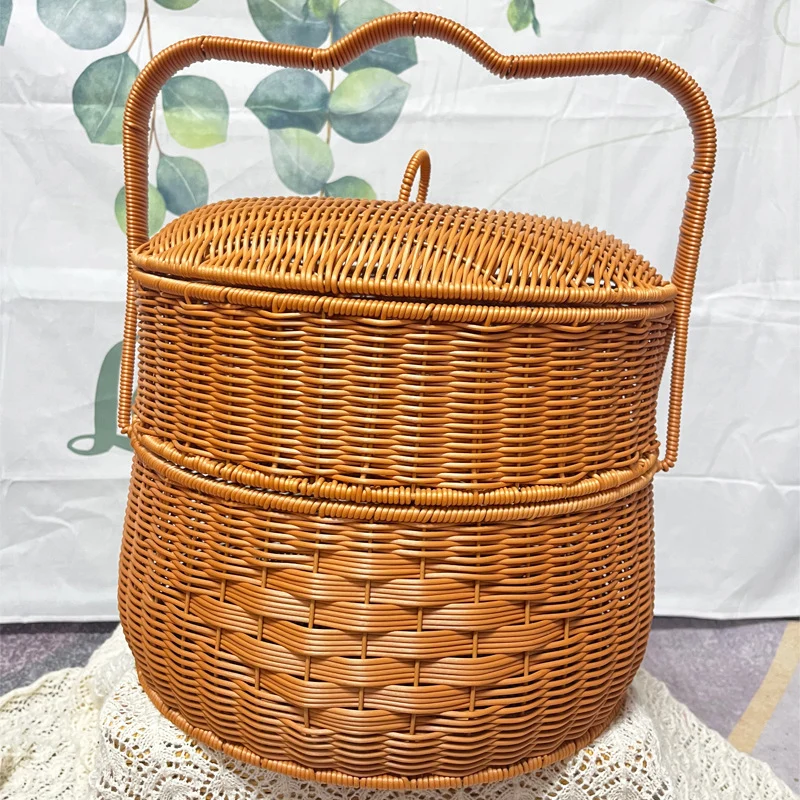 Natural Woven Market Basket Stornfield