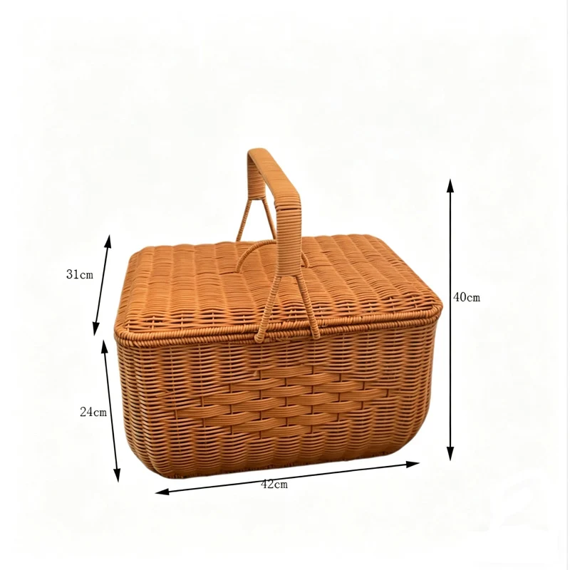 Natural Woven Market Basket Stornfield