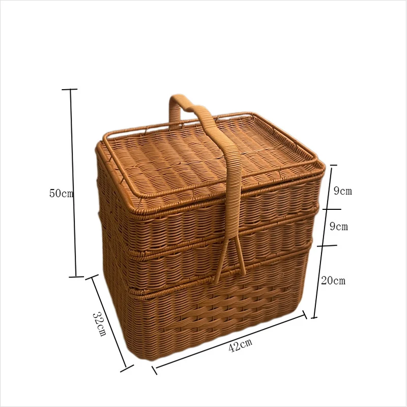 Natural Woven Market Basket Stornfield