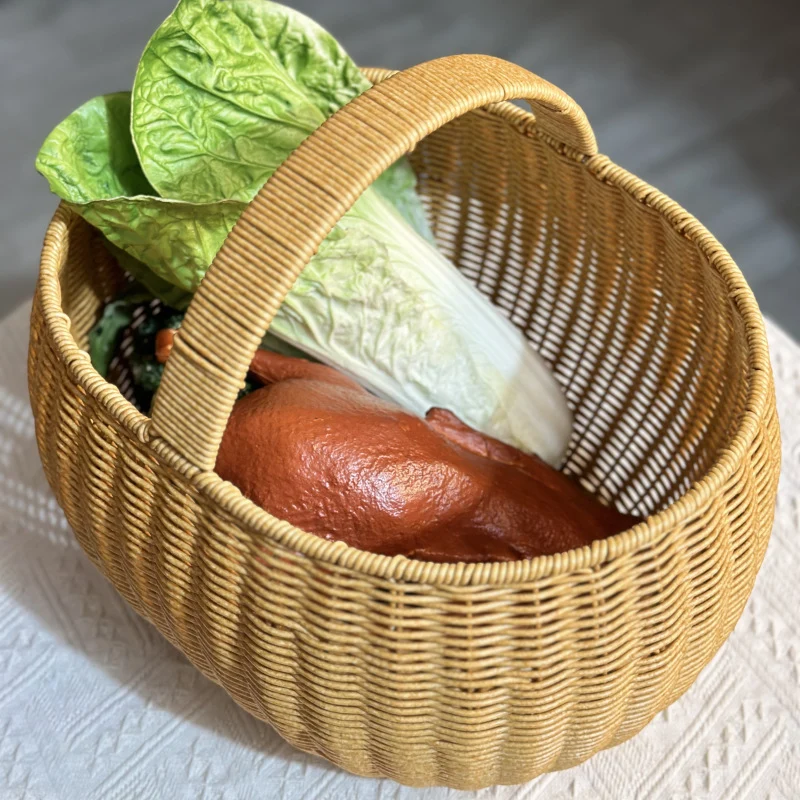 Natural Woven Market Basket Stornfield