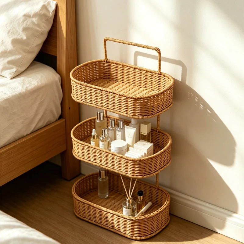 Multi-Tiered Wicker Storage Organizer Stornfield