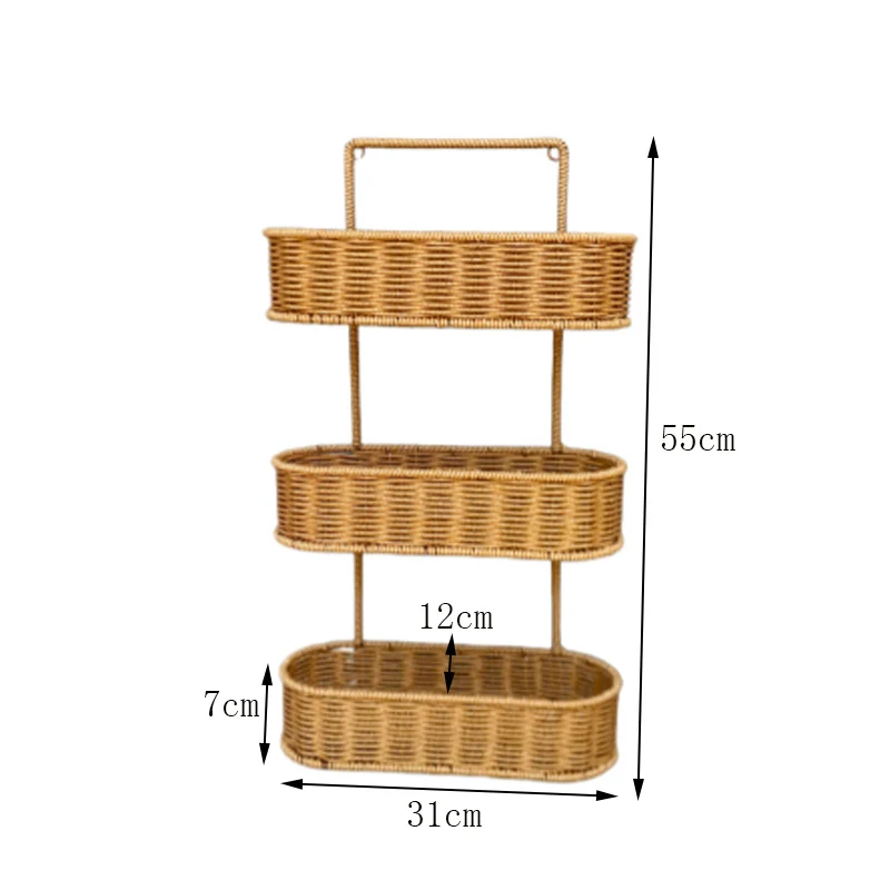 Multi-Tiered Wicker Storage Organizer Stornfield