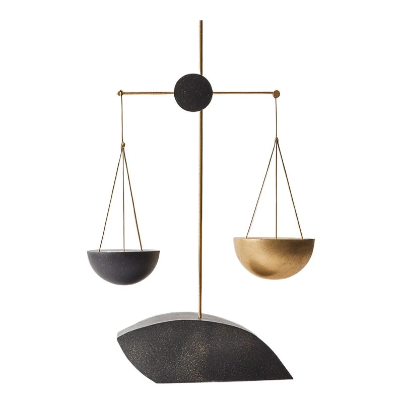 Artistic Moon-Shaped Sculpture