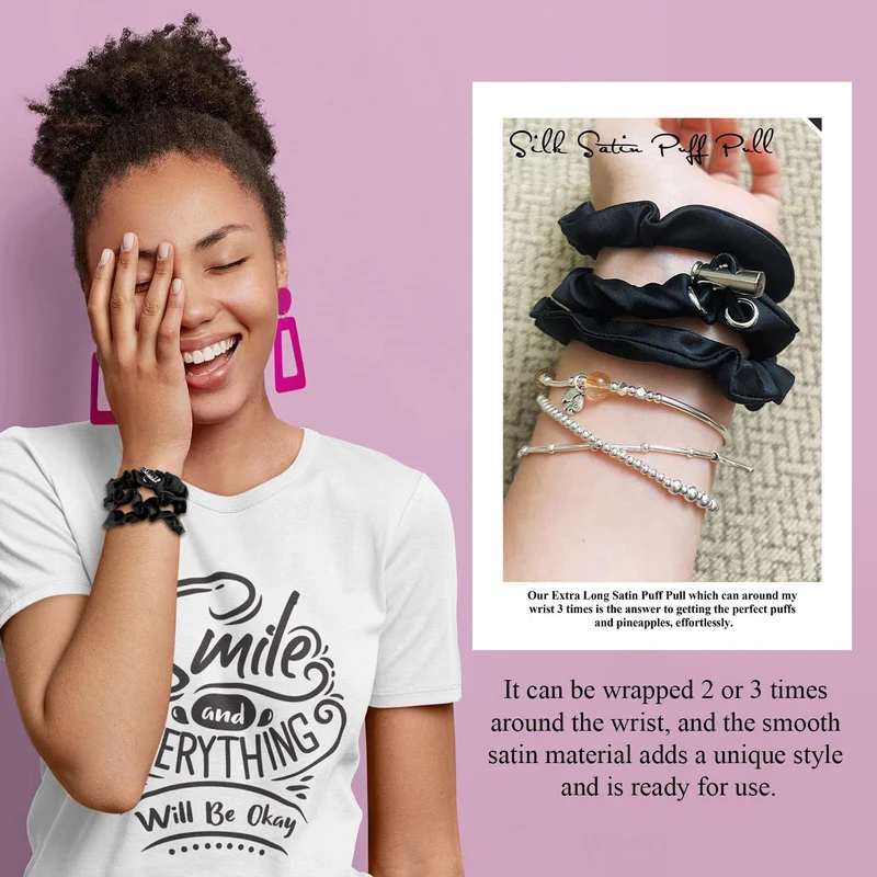 Luxurious Satin Hair Scrunchies