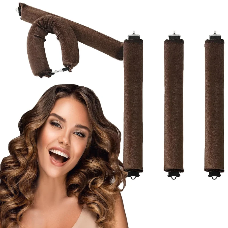 Heat-Resistant Hair Curling Rollers Set