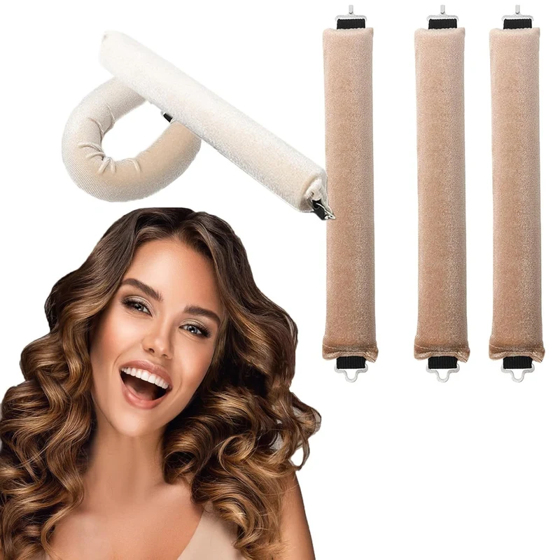 Heat-Resistant Hair Curling Rollers Set