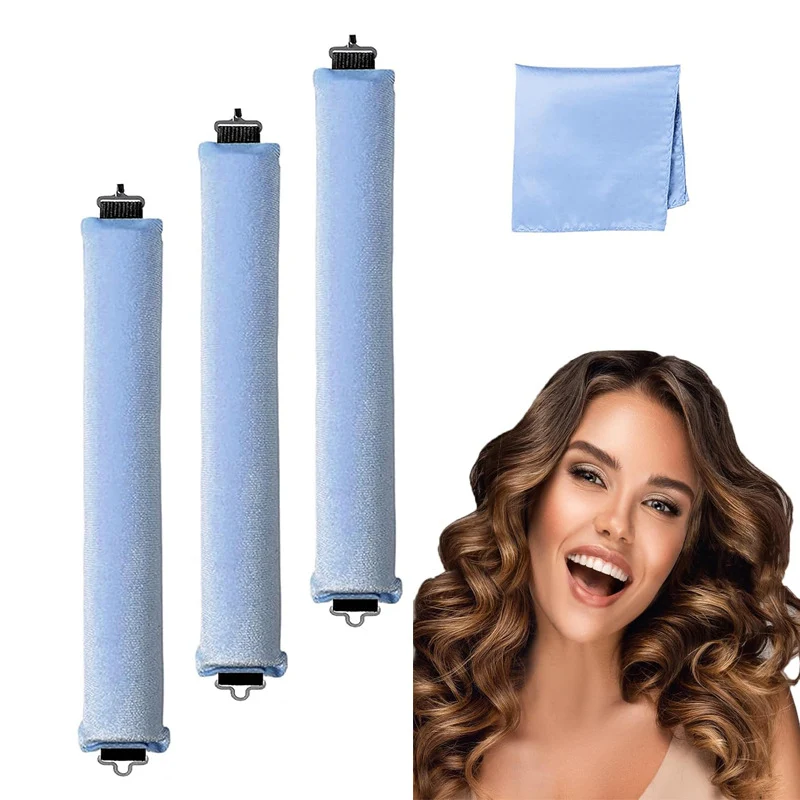 Heat-Resistant Hair Curling Rollers Set