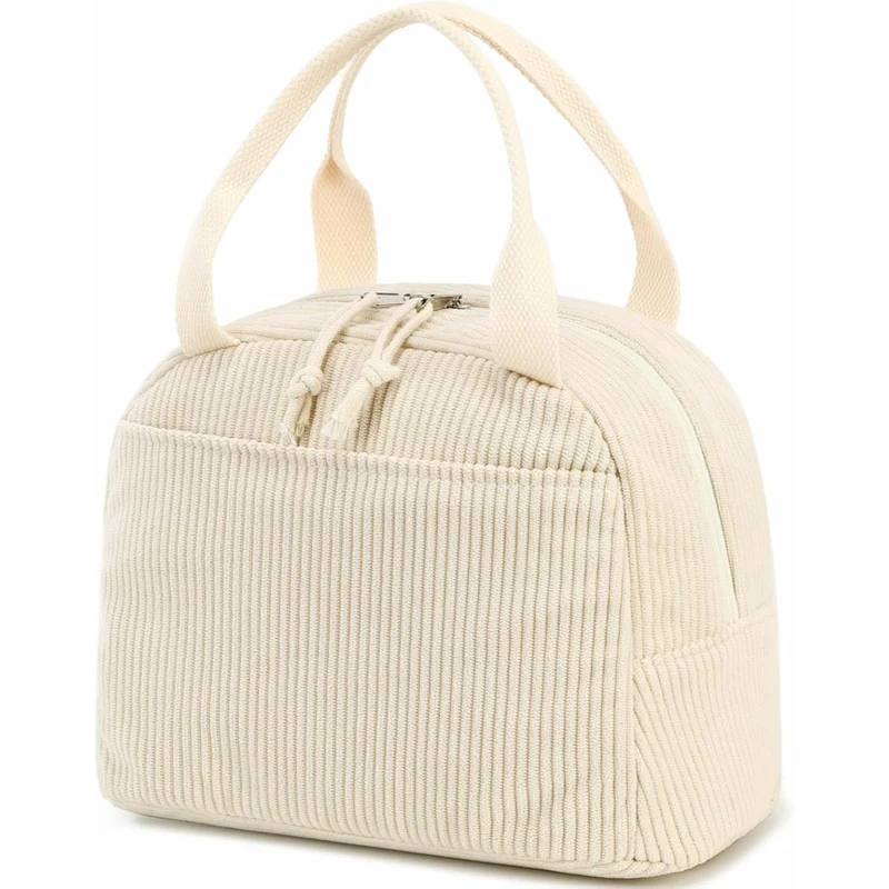 Charming Strawberry Print Insulated Lunch Bag