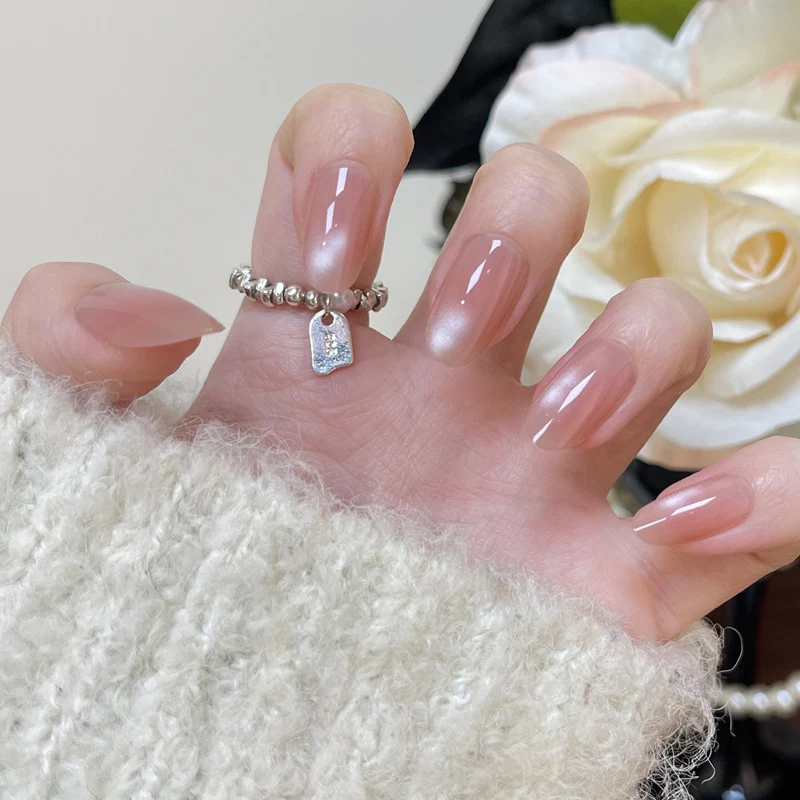 Elegant Gradual Ombre Nail Tips Stornfield