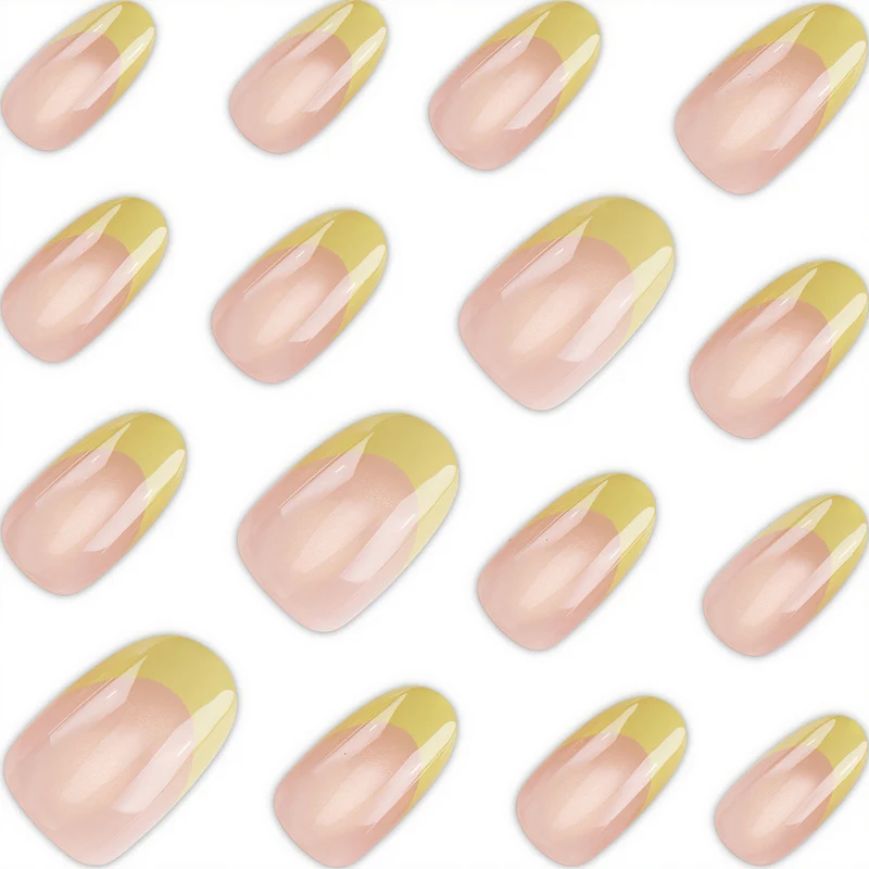 Elegant Glossy Press-On Nail Set Stornfield