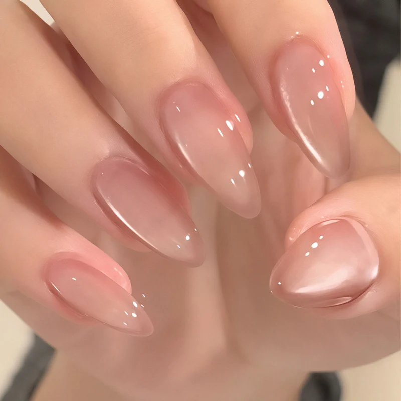 Elegant Glossy Long-Lasting Press-On Nails Stornfield